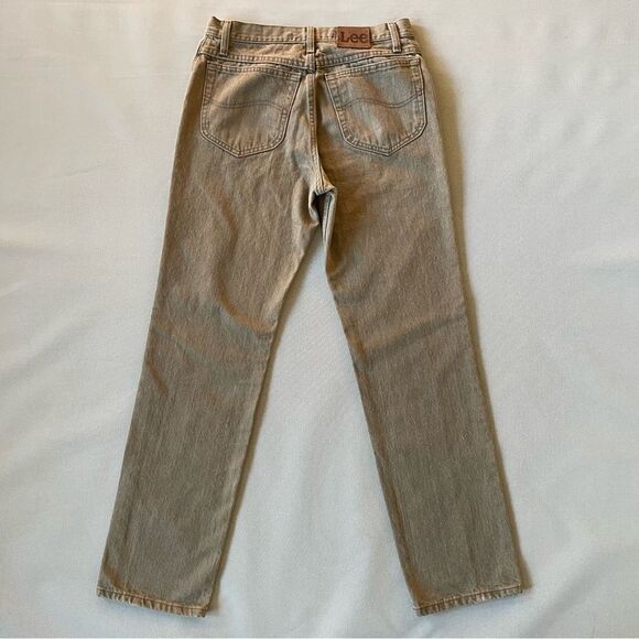 Vintage Lee Denim Jeans Regular Fit Beige Neutral Men’s Size 32x32 EUC - Picture 2 of 11